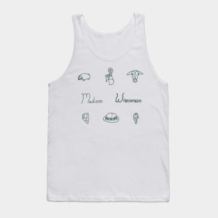 Madison Summer Sketches Tank Top